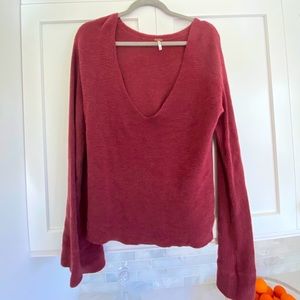 Free People V Neck Sweater